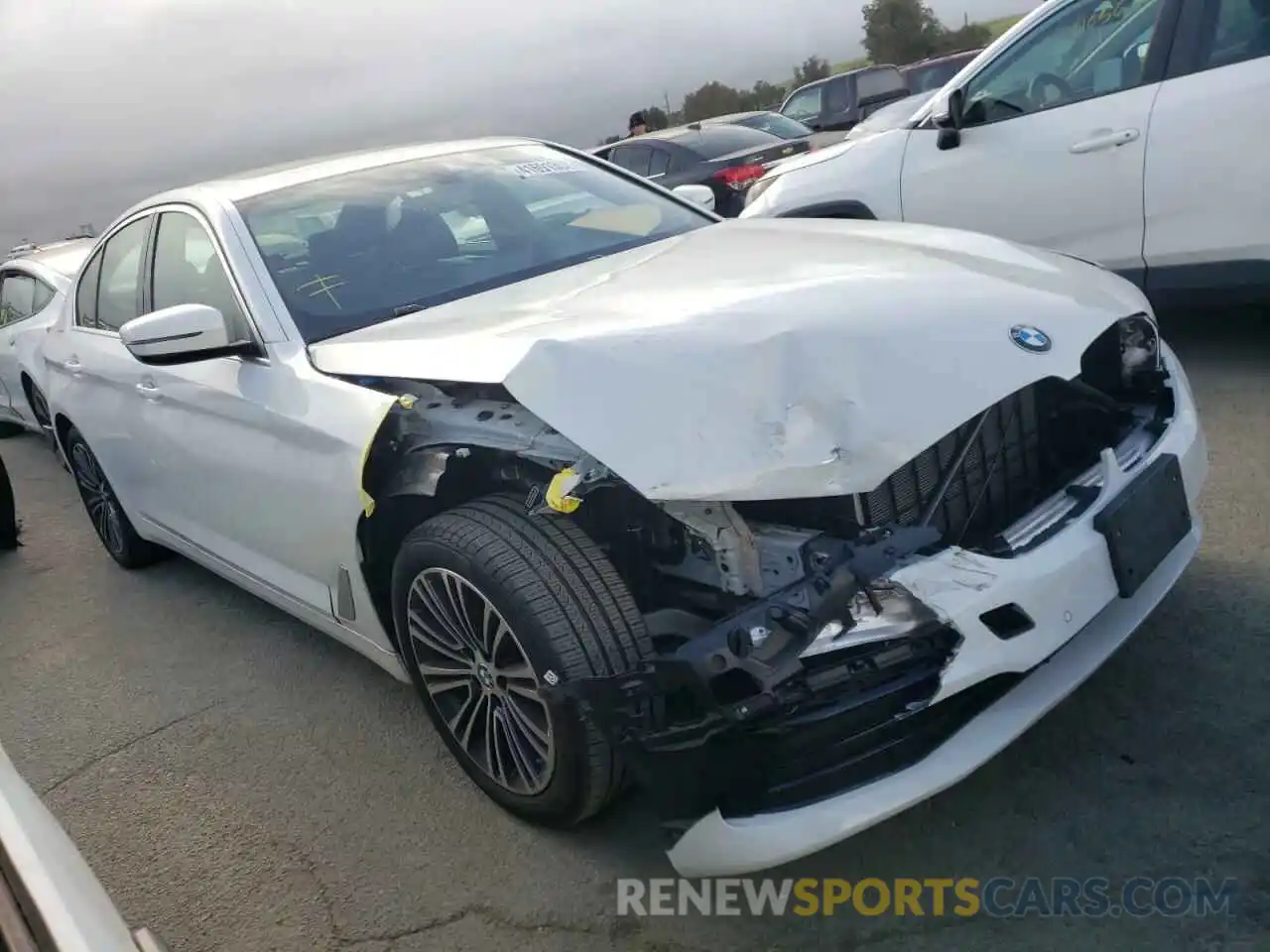 1 Photograph of a damaged car WBAJA5C51KWW11867 BMW 5 SERIES 2019