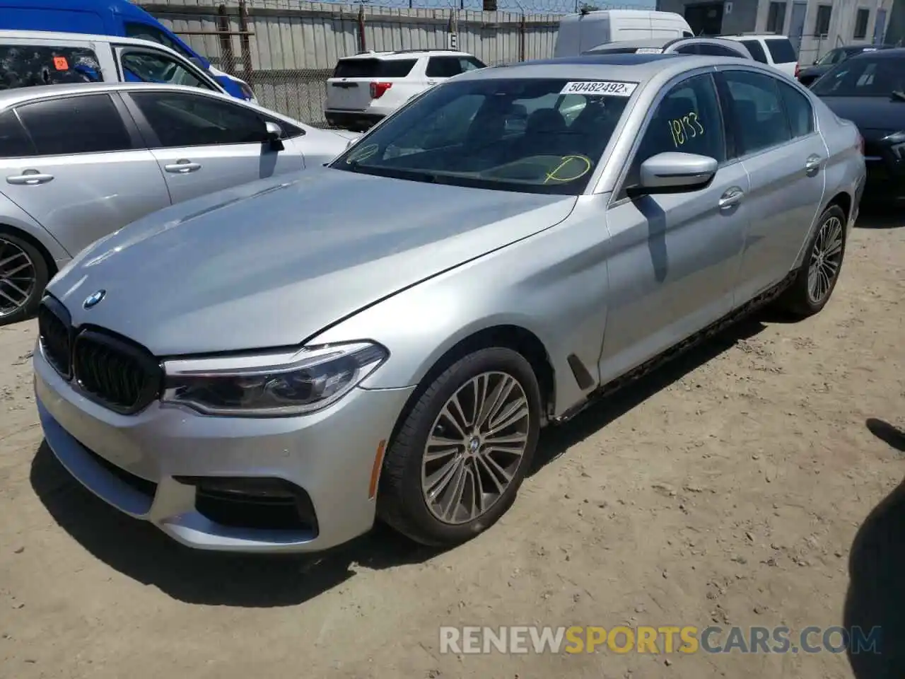 2 Photograph of a damaged car WBAJA5C51KWW22206 BMW 5 SERIES 2019