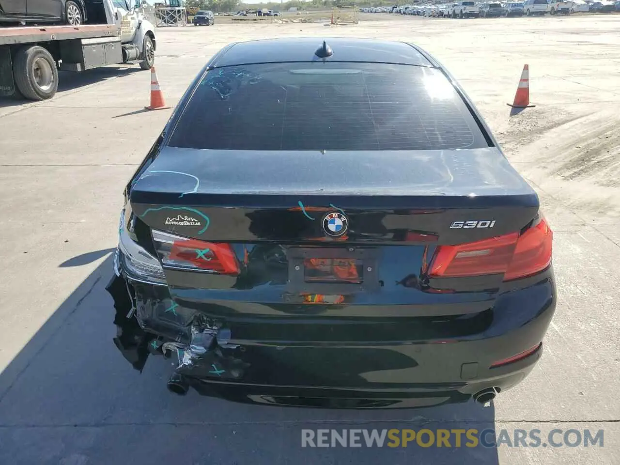 6 Photograph of a damaged car WBAJA5C51KWW34288 BMW 5 SERIES 2019