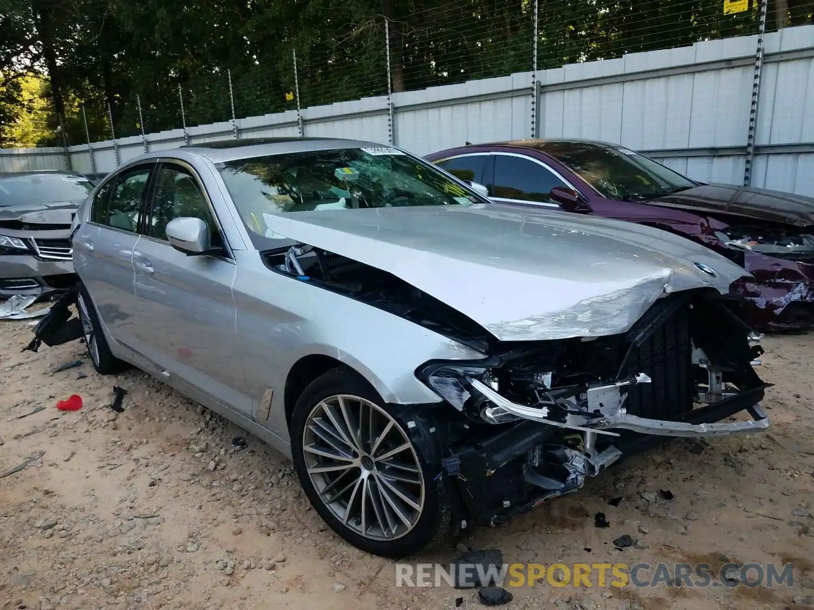 1 Photograph of a damaged car WBAJA5C52KBX86300 BMW 5 SERIES 2019