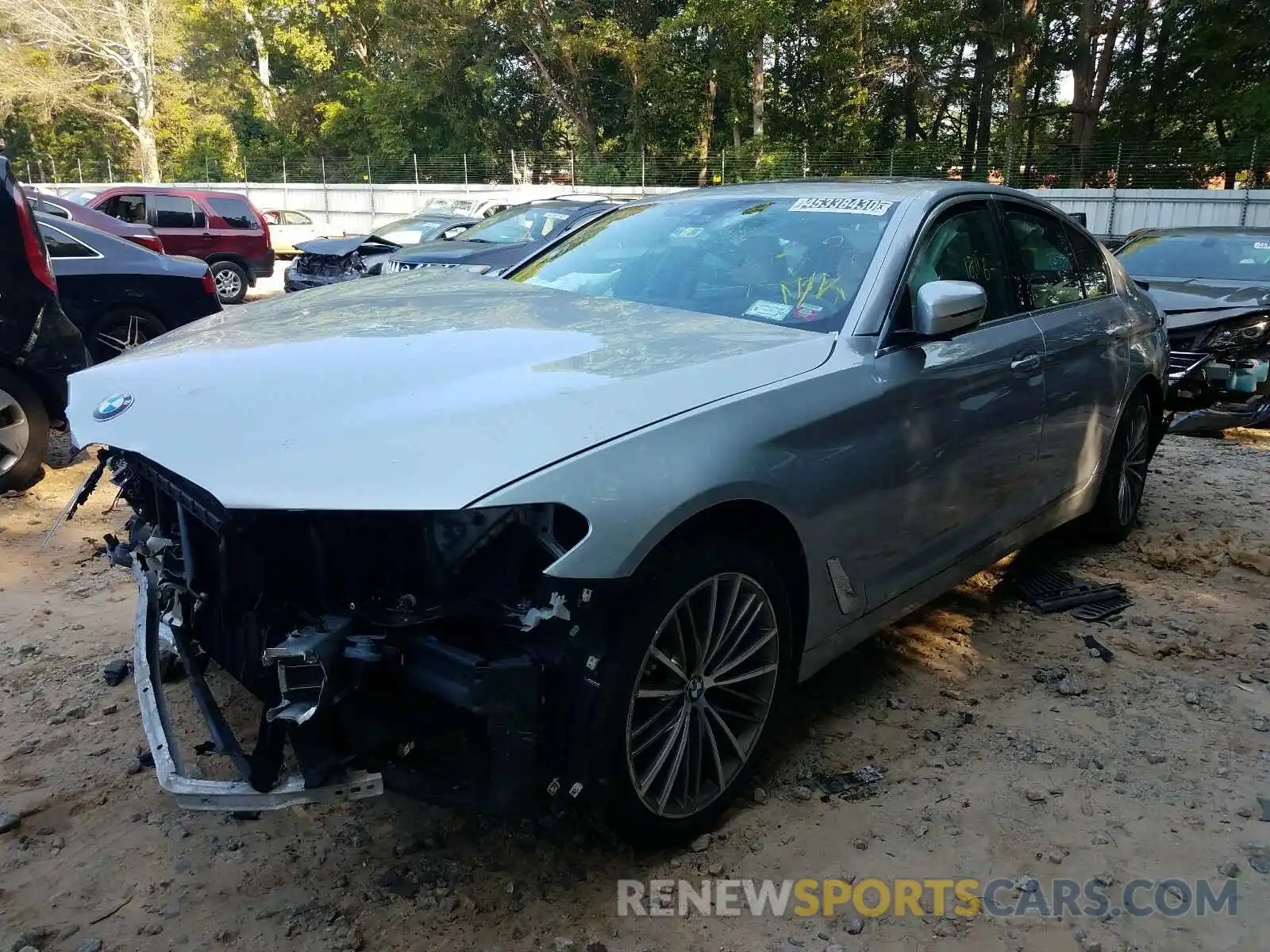 2 Photograph of a damaged car WBAJA5C52KBX86300 BMW 5 SERIES 2019