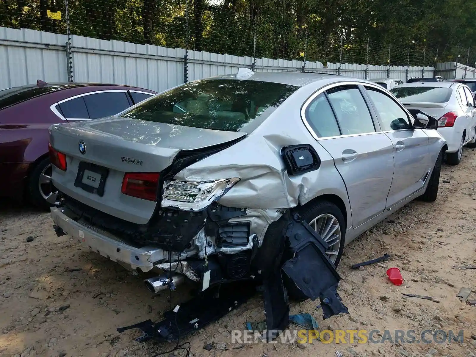 4 Photograph of a damaged car WBAJA5C52KBX86300 BMW 5 SERIES 2019