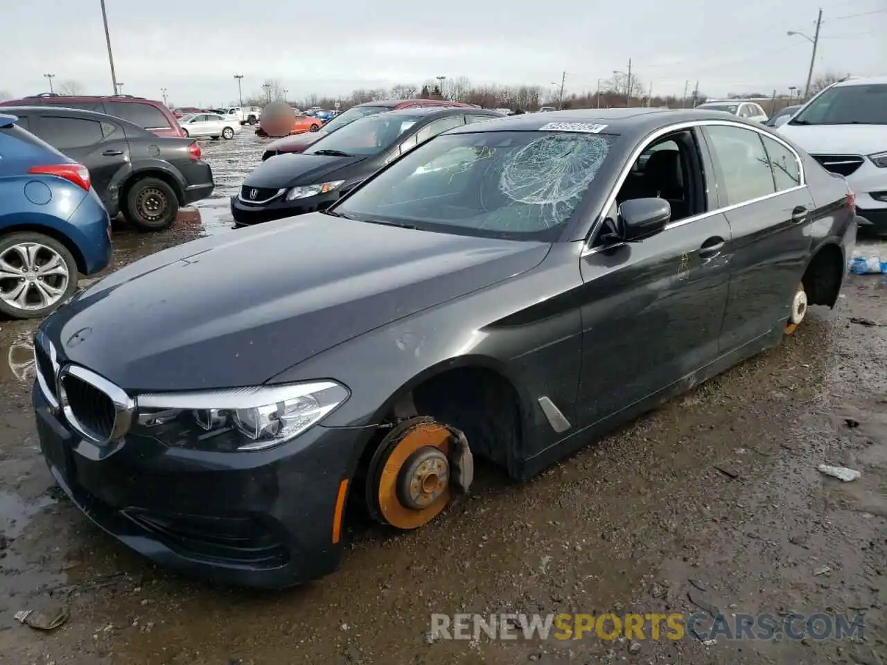 2 Photograph of a damaged car WBAJA5C52KBX88242 BMW 5 SERIES 2019