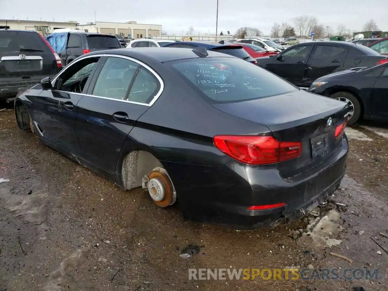 3 Photograph of a damaged car WBAJA5C52KBX88242 BMW 5 SERIES 2019