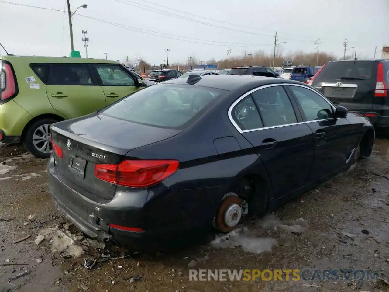 4 Photograph of a damaged car WBAJA5C52KBX88242 BMW 5 SERIES 2019