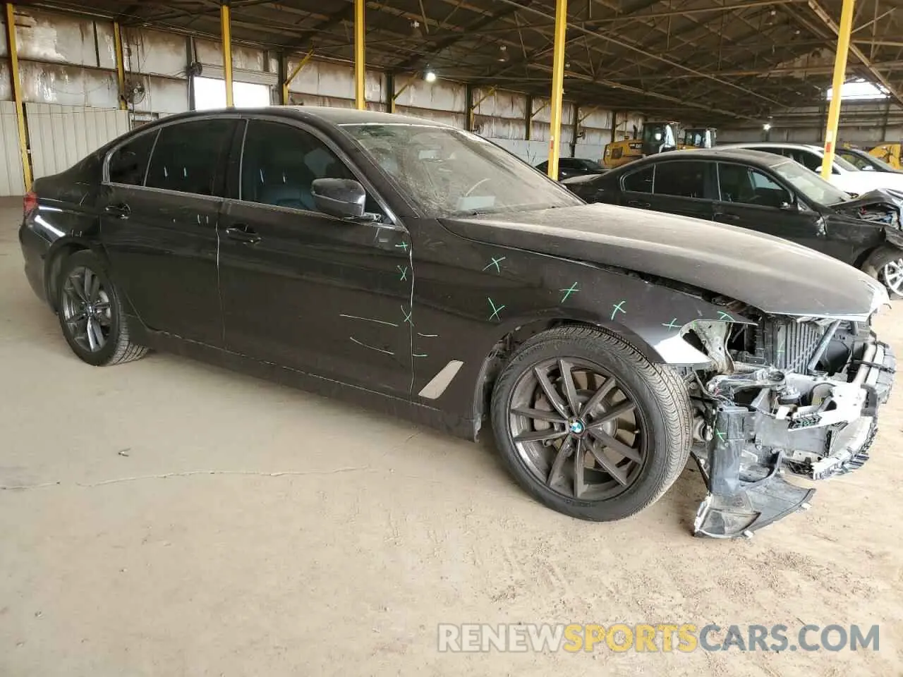 4 Photograph of a damaged car WBAJA5C52KWW01106 BMW 5 SERIES 2019