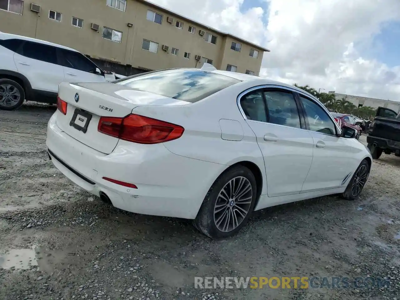 3 Photograph of a damaged car WBAJA5C52KWW26930 BMW 5 SERIES 2019