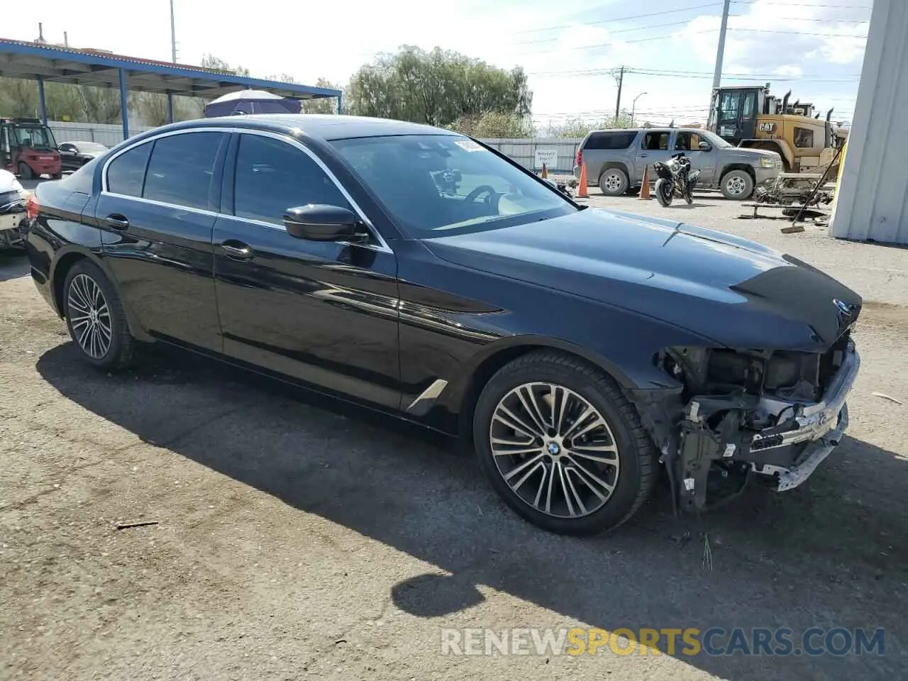 4 Photograph of a damaged car WBAJA5C52KWW37054 BMW 5 SERIES 2019