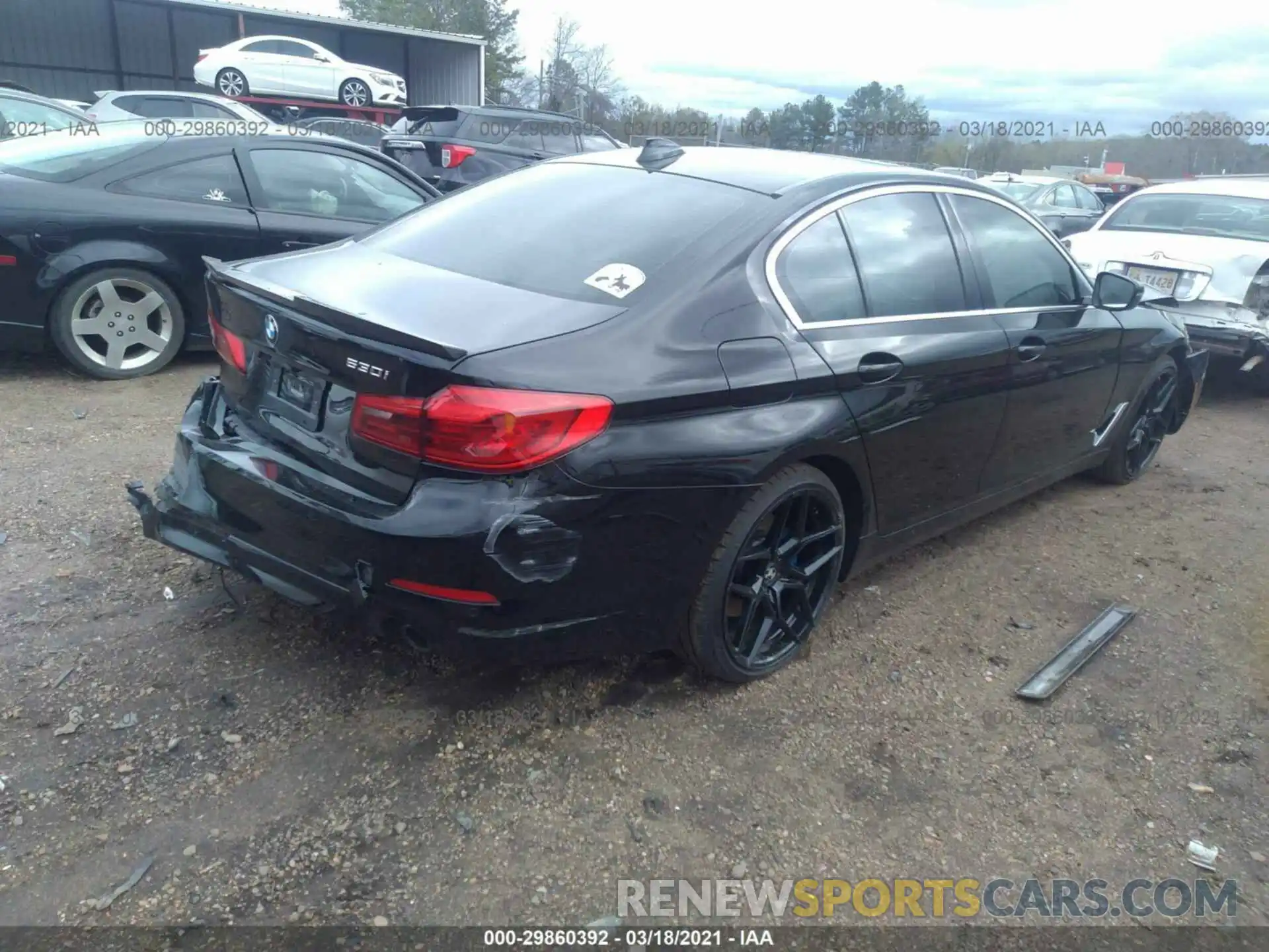 4 Photograph of a damaged car WBAJA5C52KWW46109 BMW 5 SERIES 2019