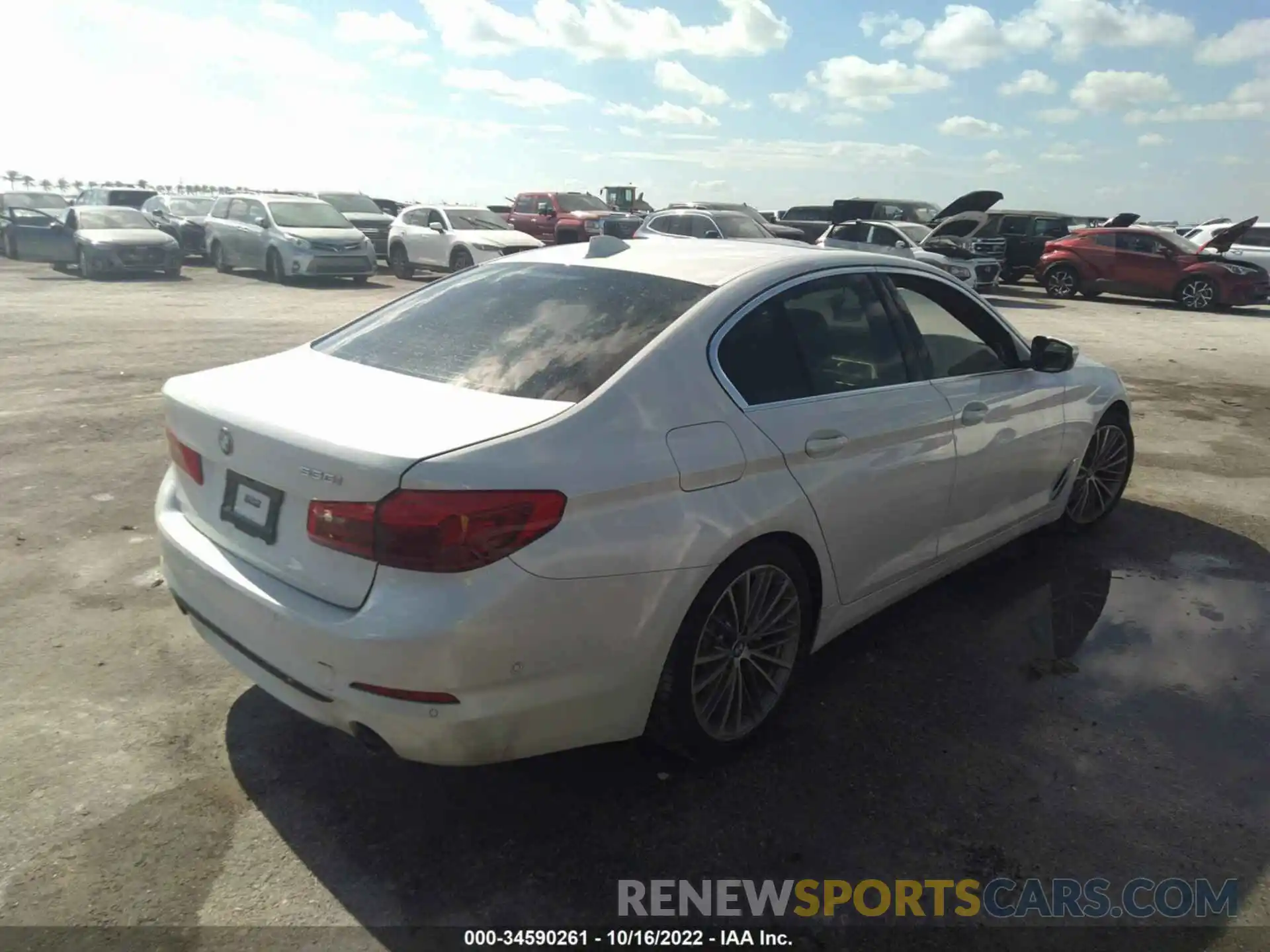 4 Photograph of a damaged car WBAJA5C53KWA57802 BMW 5 SERIES 2019