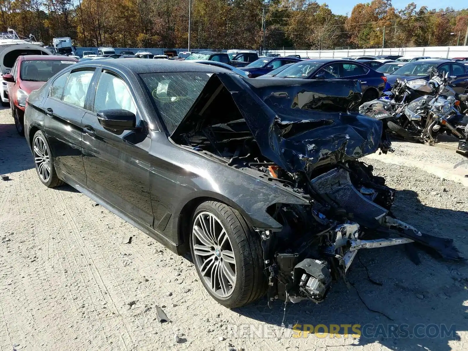 1 Photograph of a damaged car WBAJA5C53KWW42098 BMW 5 SERIES 2019