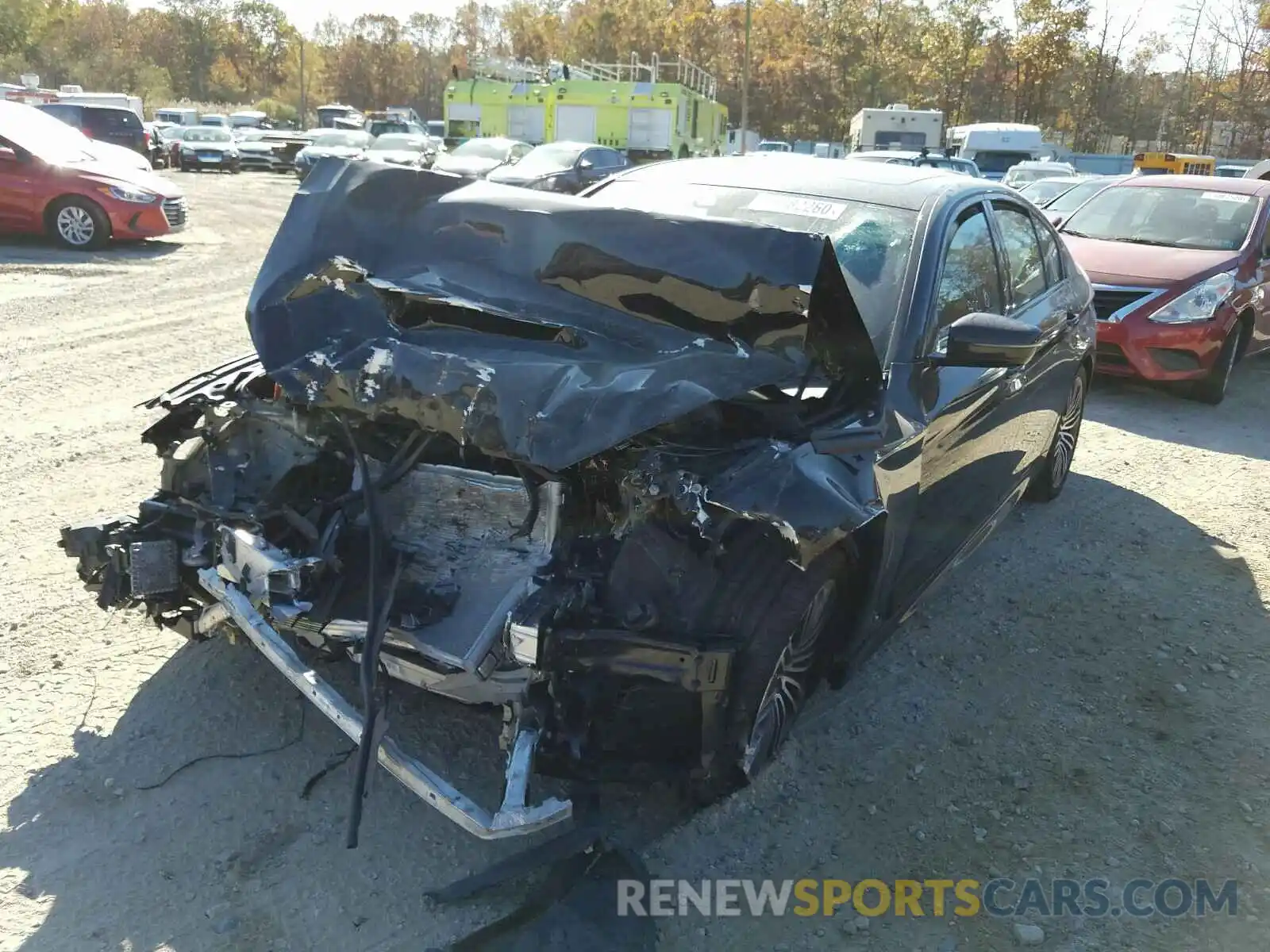 2 Photograph of a damaged car WBAJA5C53KWW42098 BMW 5 SERIES 2019