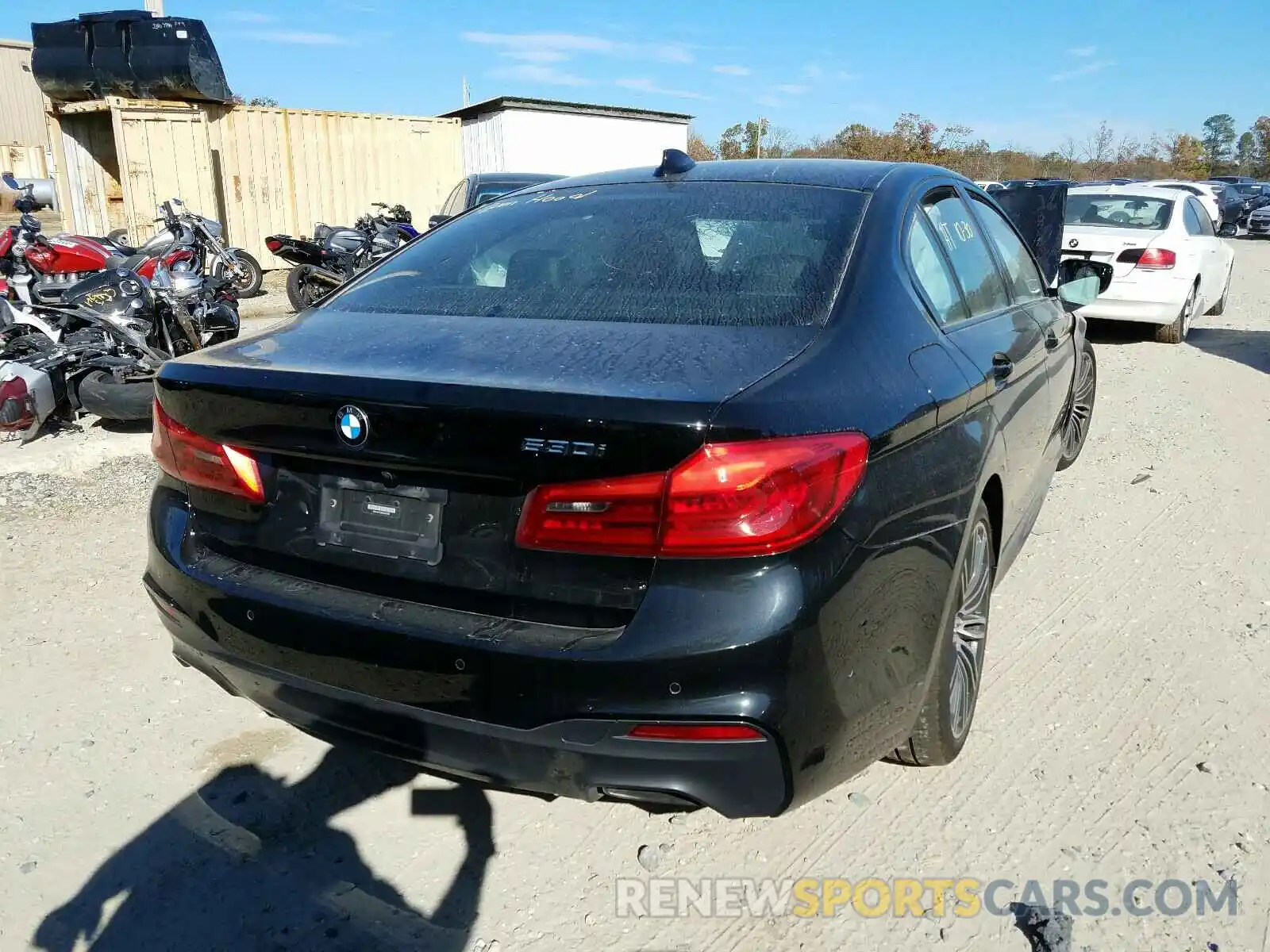 4 Photograph of a damaged car WBAJA5C53KWW42098 BMW 5 SERIES 2019