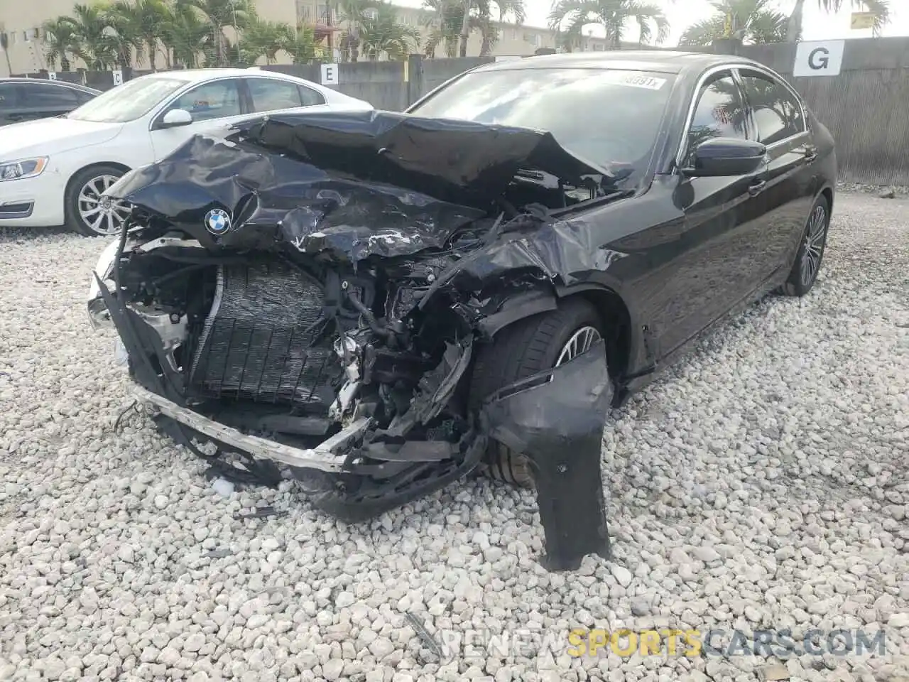 2 Photograph of a damaged car WBAJA5C54KBX46803 BMW 5 SERIES 2019