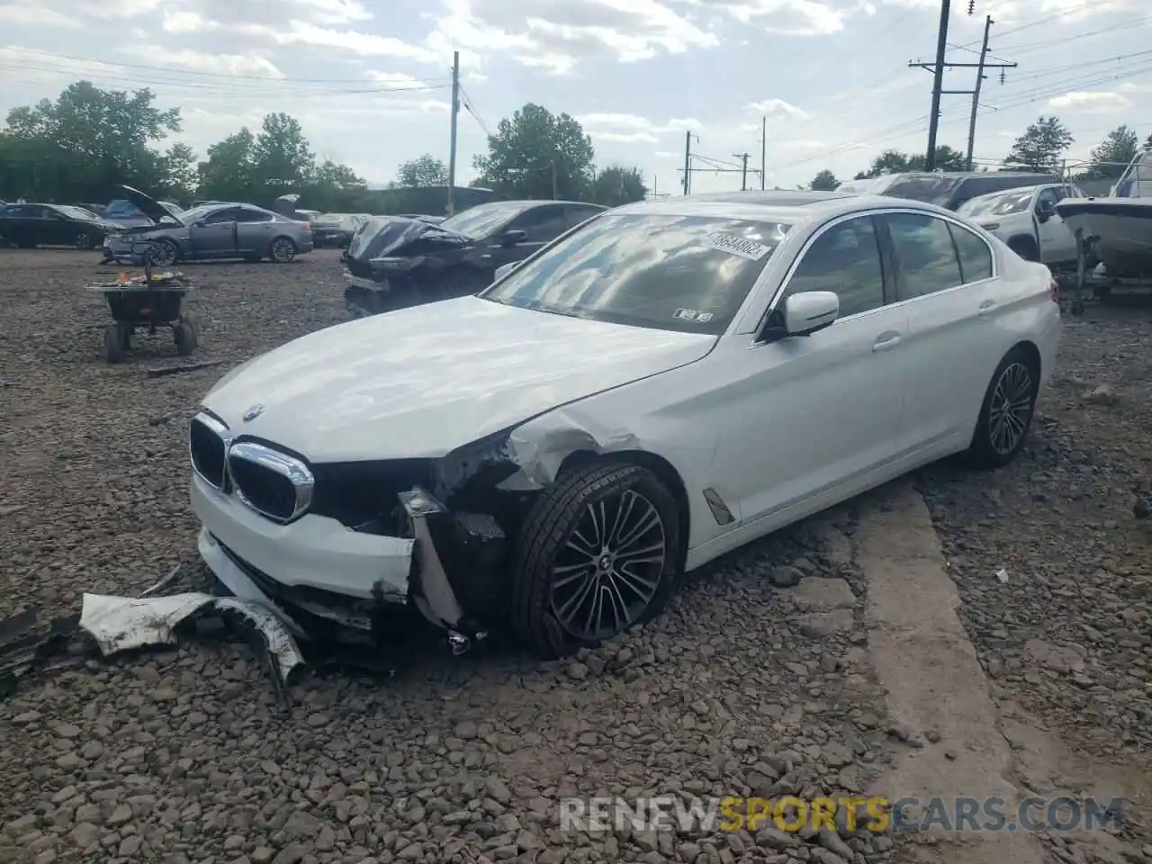 2 Photograph of a damaged car WBAJA5C54KBX87898 BMW 5 SERIES 2019