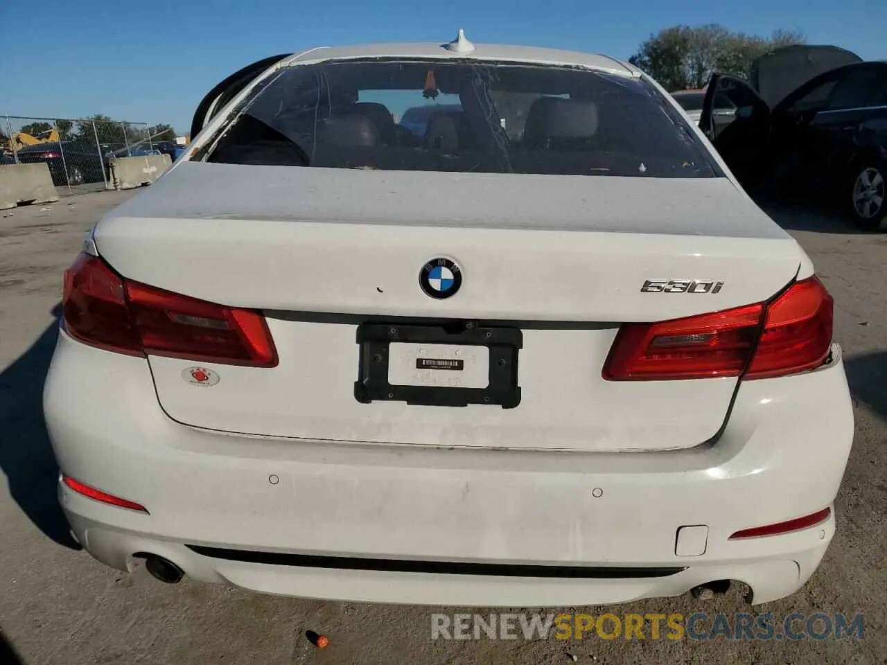 6 Photograph of a damaged car WBAJA5C54KWA57842 BMW 5 SERIES 2019