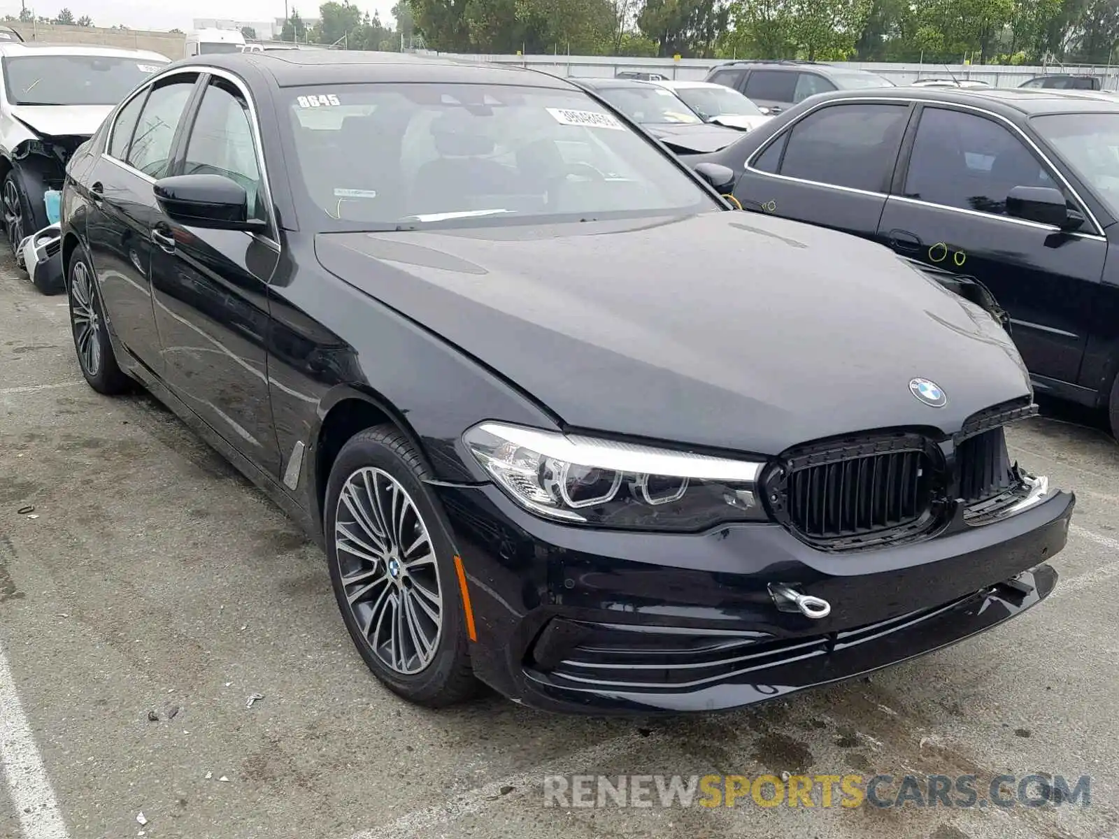 1 Photograph of a damaged car WBAJA5C54KWW10759 BMW 5 SERIES 2019