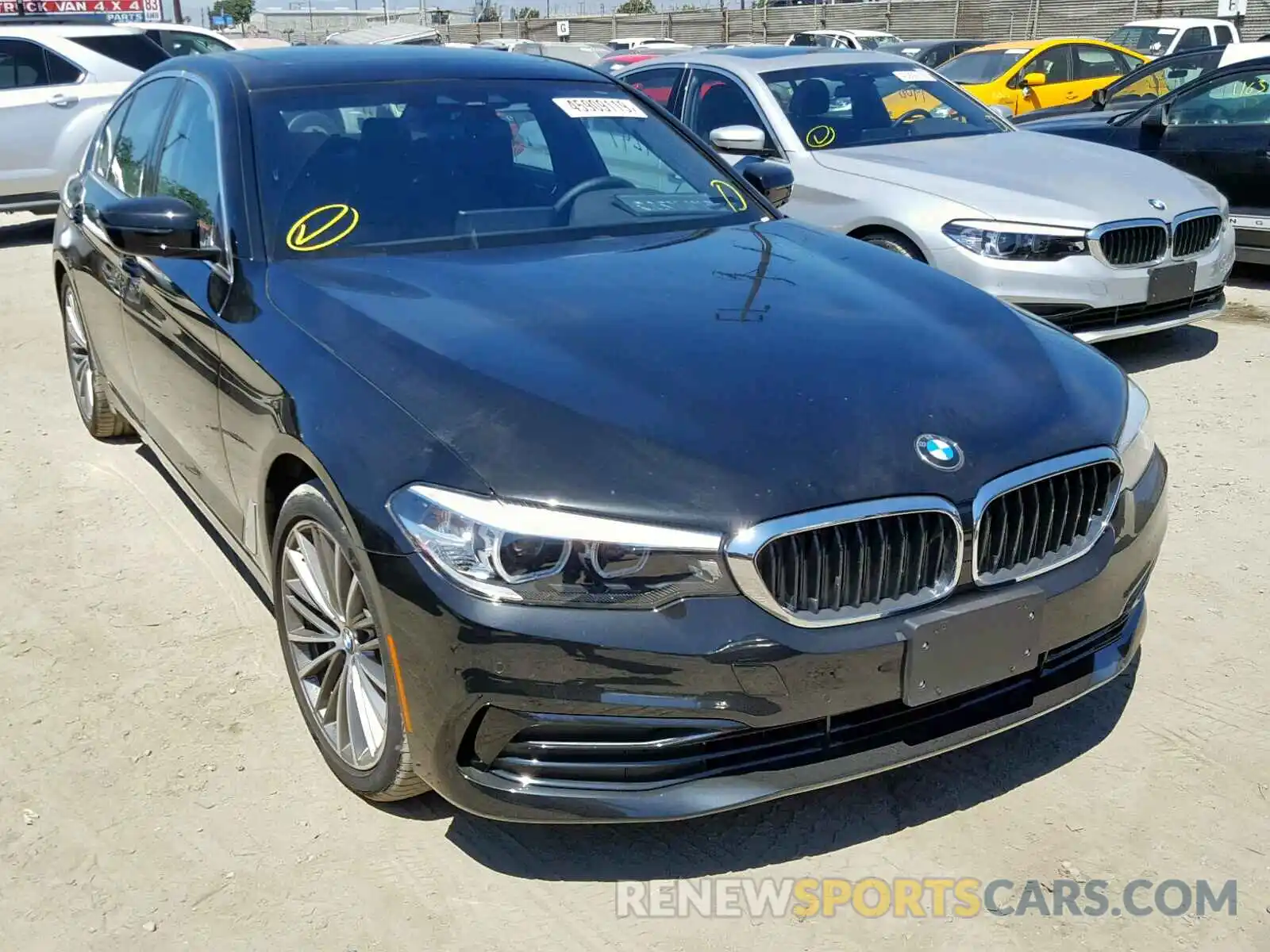 1 Photograph of a damaged car WBAJA5C55KBX87215 BMW 5 SERIES 2019