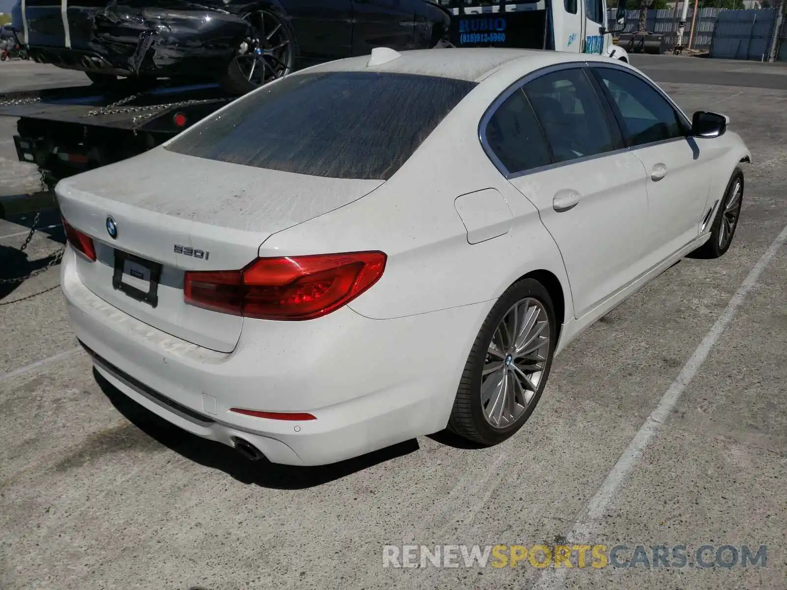 4 Photograph of a damaged car WBAJA5C55KWW09376 BMW 5 SERIES 2019