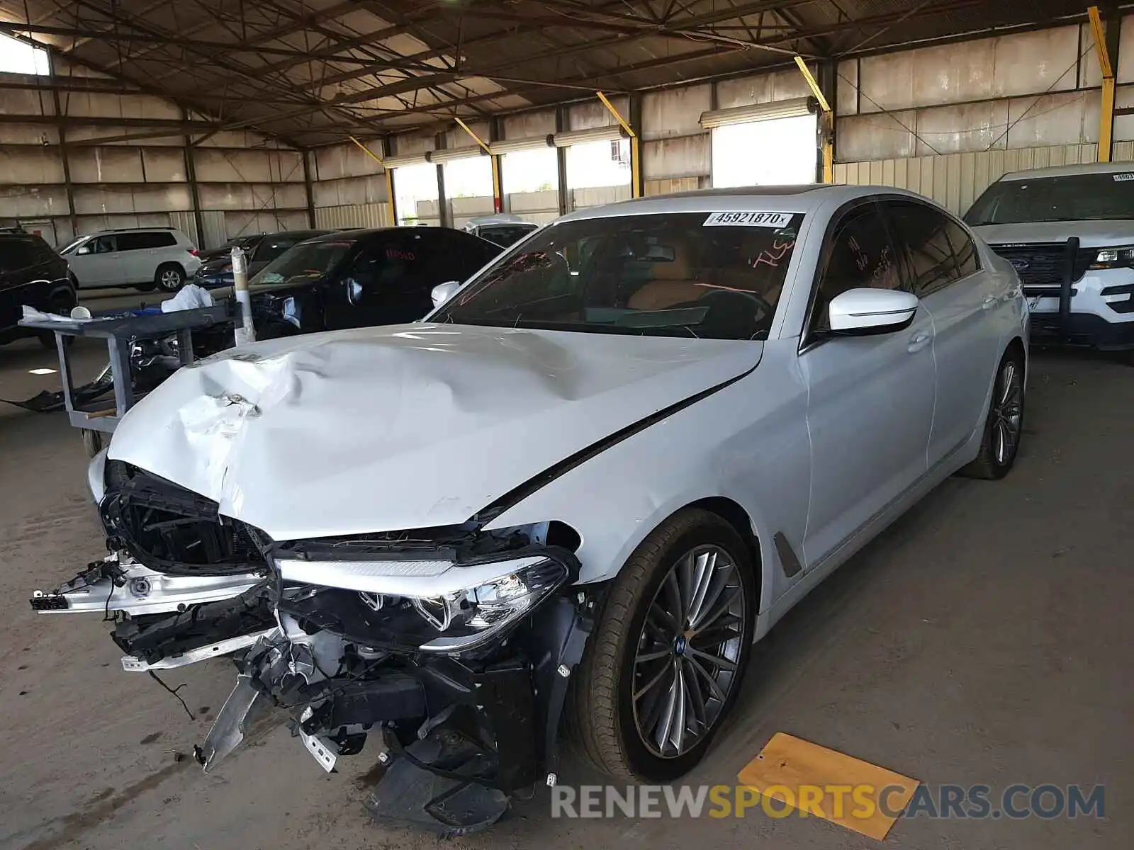 2 Photograph of a damaged car WBAJA5C56KBX86493 BMW 5 SERIES 2019