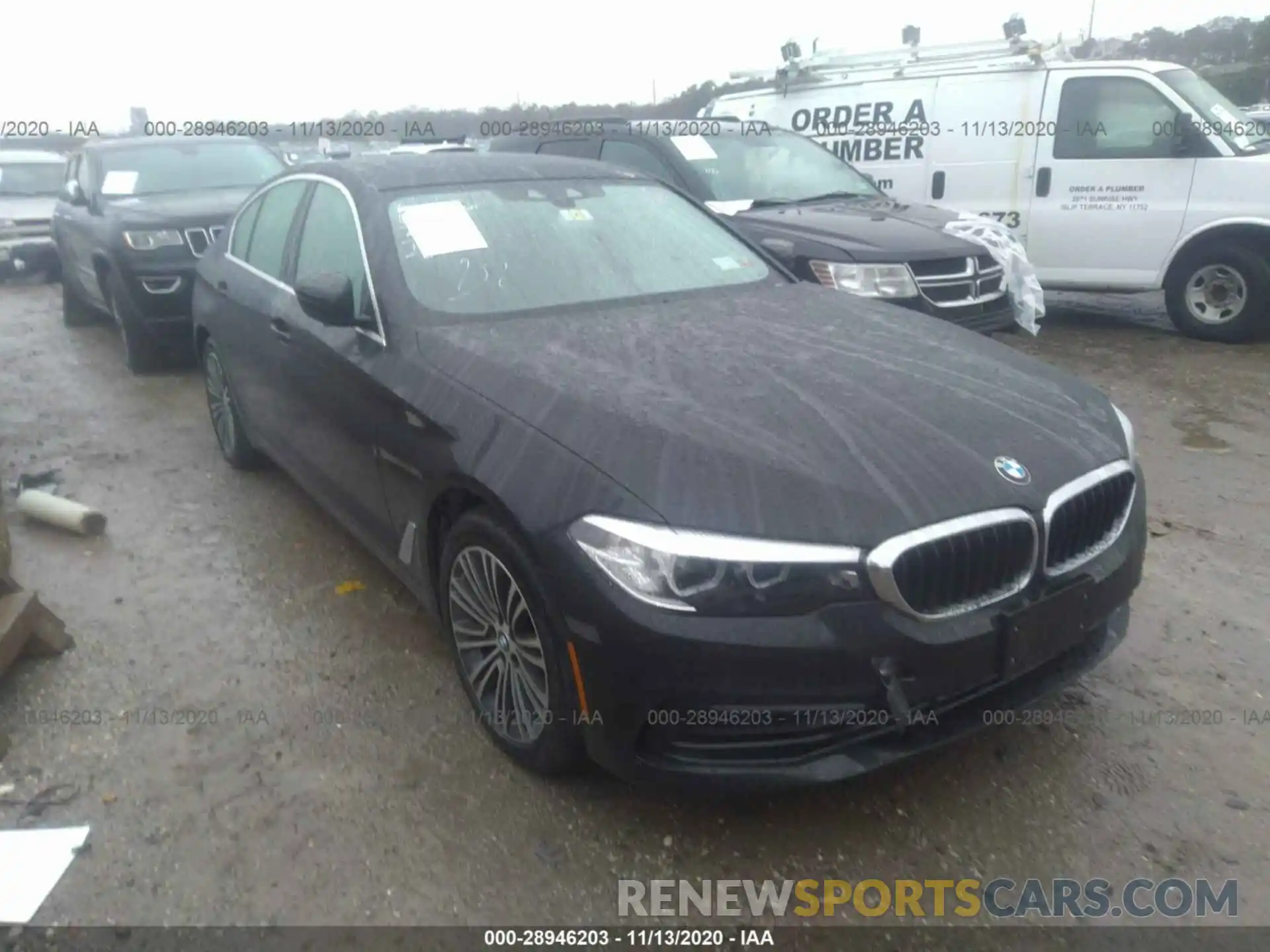 1 Photograph of a damaged car WBAJA5C56KBX87532 BMW 5 SERIES 2019