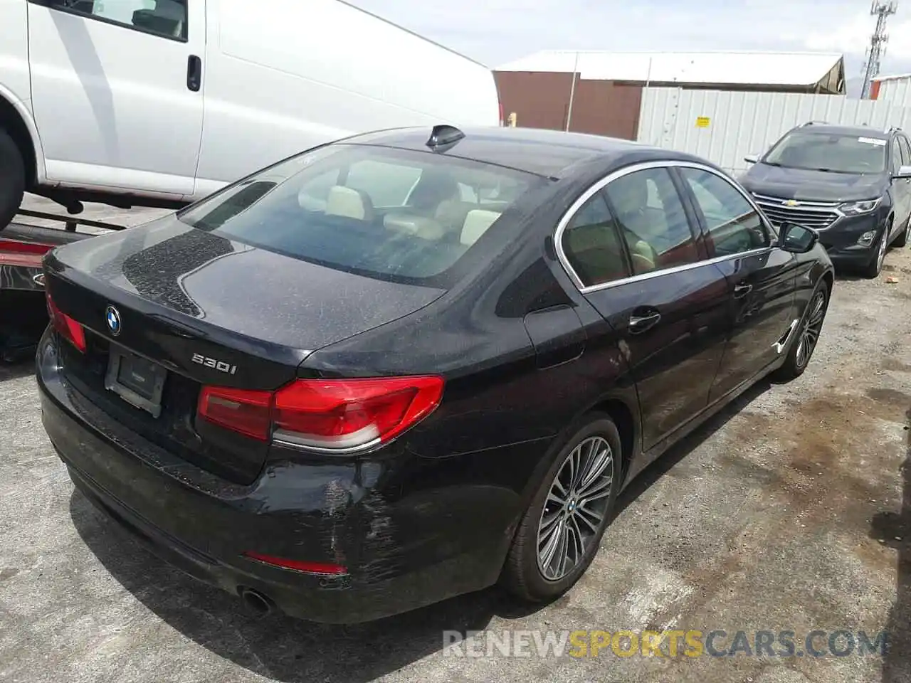 4 Photograph of a damaged car WBAJA5C56KBX88180 BMW 5 SERIES 2019