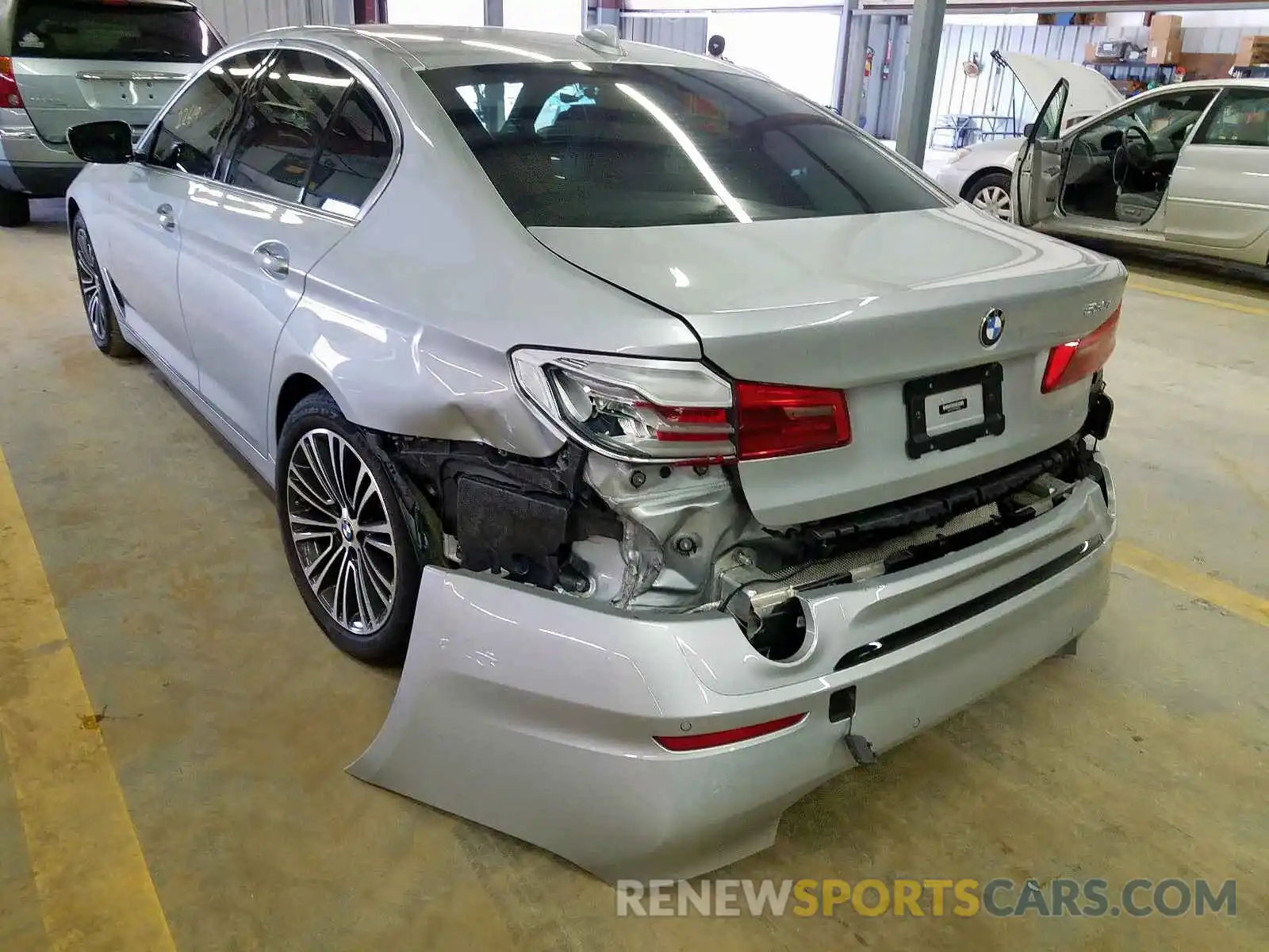 3 Photograph of a damaged car WBAJA5C56KWW09225 BMW 5 SERIES 2019