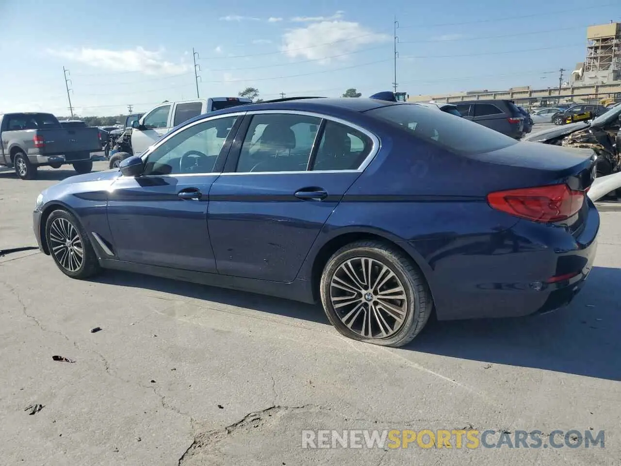 2 Photograph of a damaged car WBAJA5C57KWW00002 BMW 5 SERIES 2019
