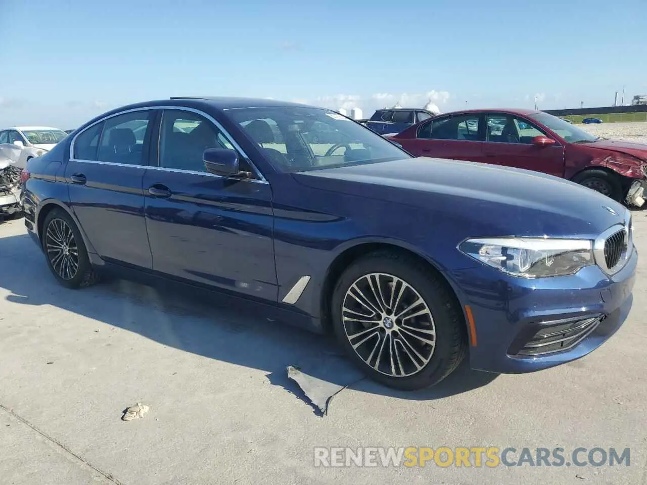 4 Photograph of a damaged car WBAJA5C57KWW00002 BMW 5 SERIES 2019