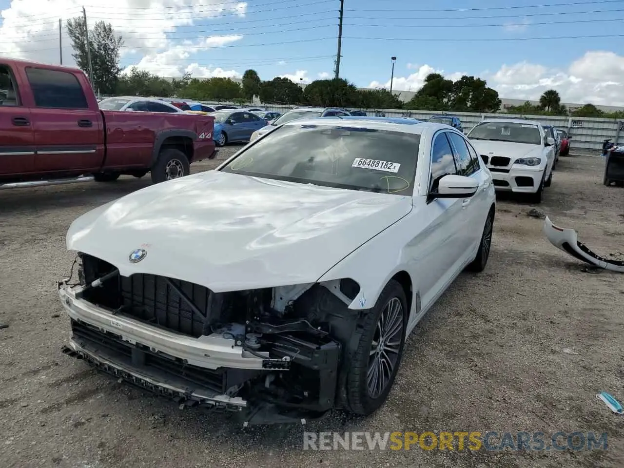 2 Photograph of a damaged car WBAJA5C57KWW30780 BMW 5 SERIES 2019