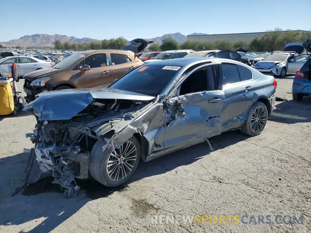 1 Photograph of a damaged car WBAJA5C57KWW37017 BMW 5 SERIES 2019