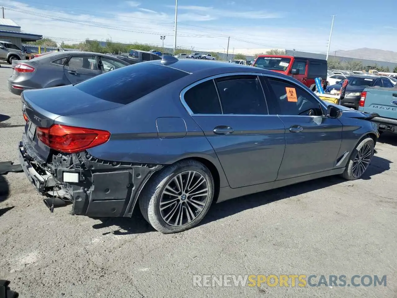 3 Photograph of a damaged car WBAJA5C57KWW37017 BMW 5 SERIES 2019