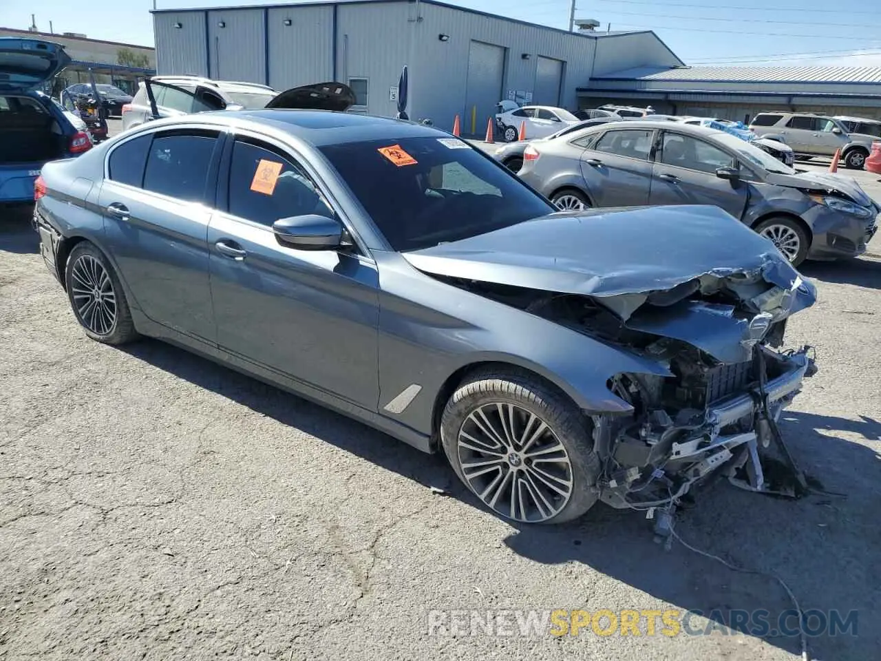 4 Photograph of a damaged car WBAJA5C57KWW37017 BMW 5 SERIES 2019