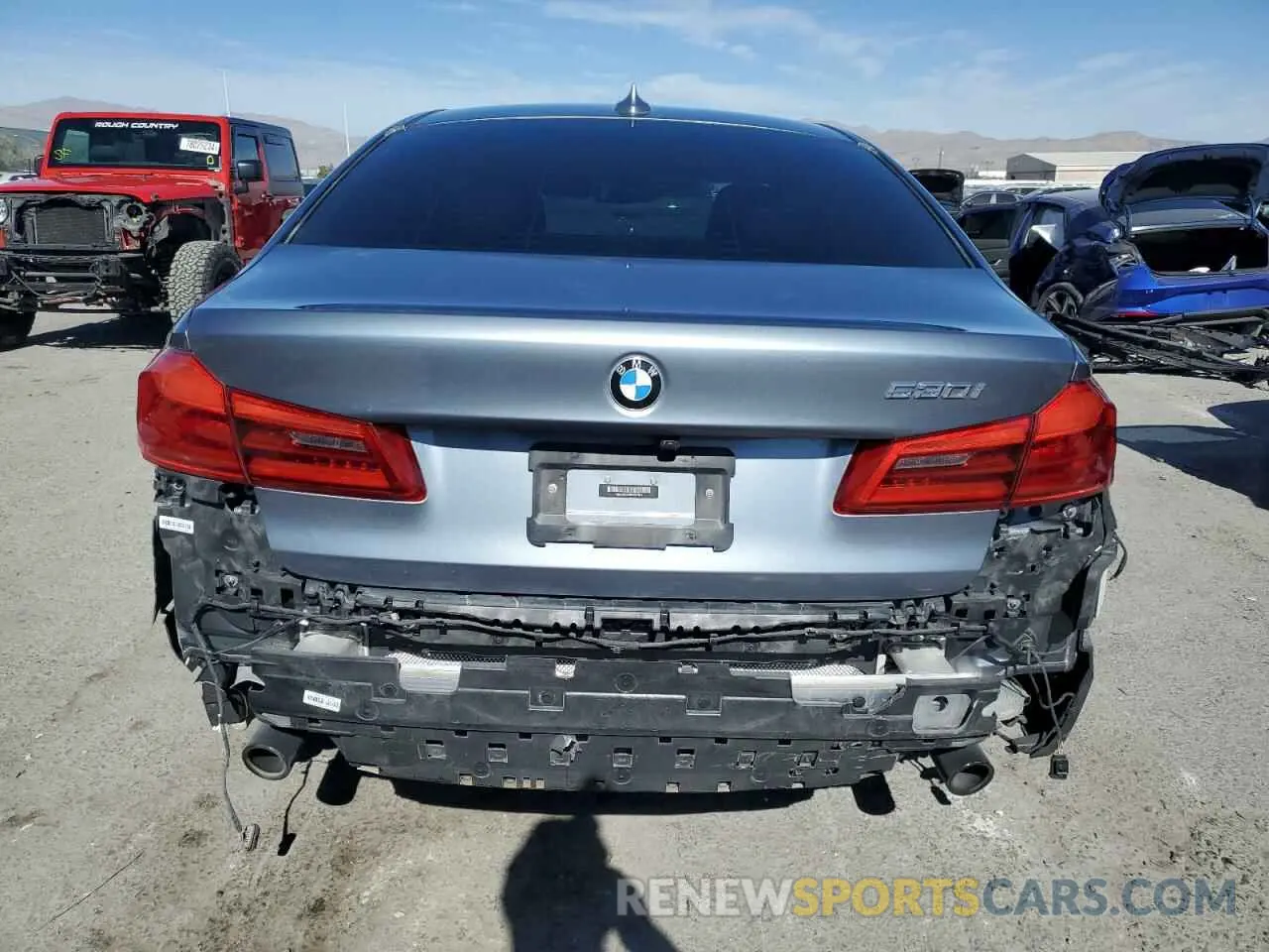 6 Photograph of a damaged car WBAJA5C57KWW37017 BMW 5 SERIES 2019