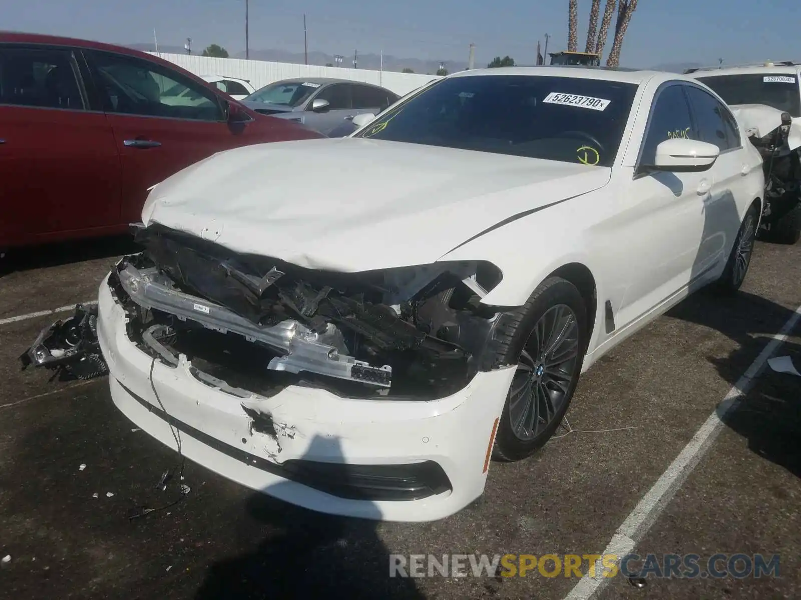 2 Photograph of a damaged car WBAJA5C58KWW13843 BMW 5 SERIES 2019