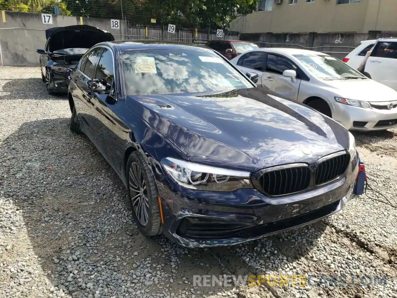 1 Photograph of a damaged car WBAJA5C59KBX88075 BMW 5 SERIES 2019