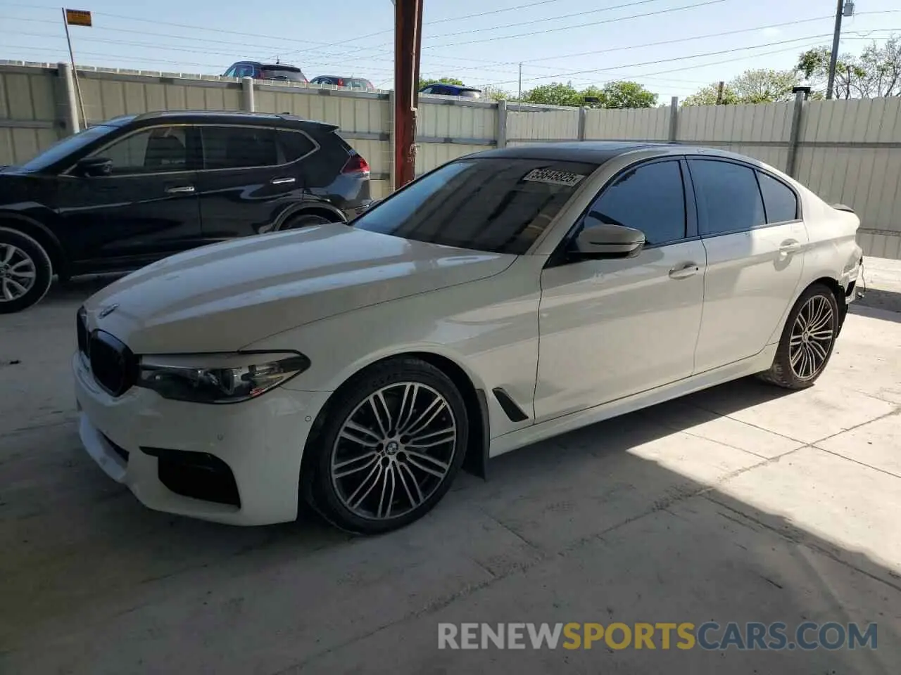1 Photograph of a damaged car WBAJA5C59KBX88142 BMW 5 SERIES 2019