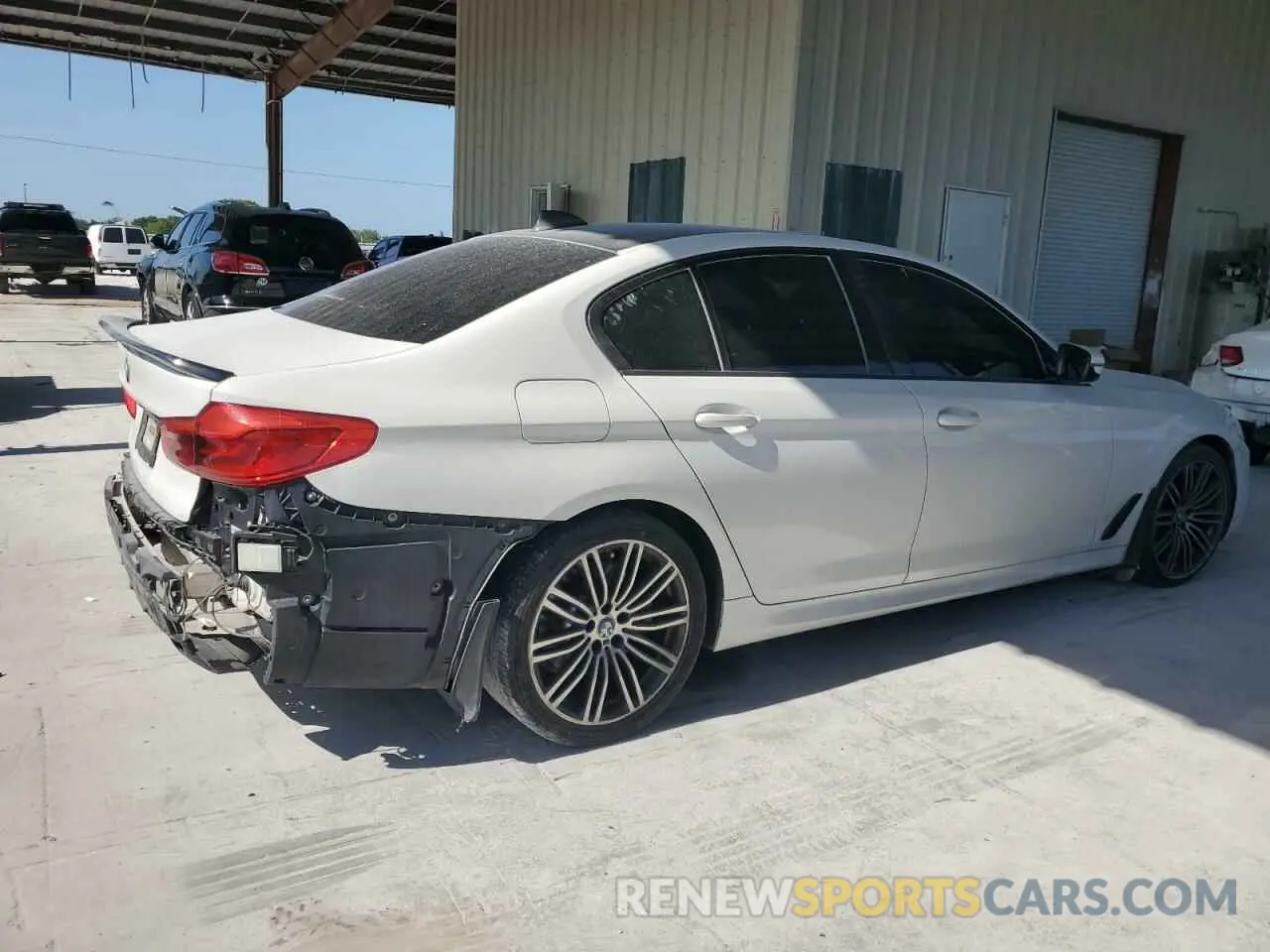 3 Photograph of a damaged car WBAJA5C59KBX88142 BMW 5 SERIES 2019