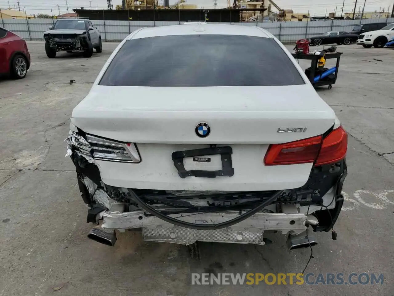 6 Photograph of a damaged car WBAJA5C59KWA57965 BMW 5 SERIES 2019