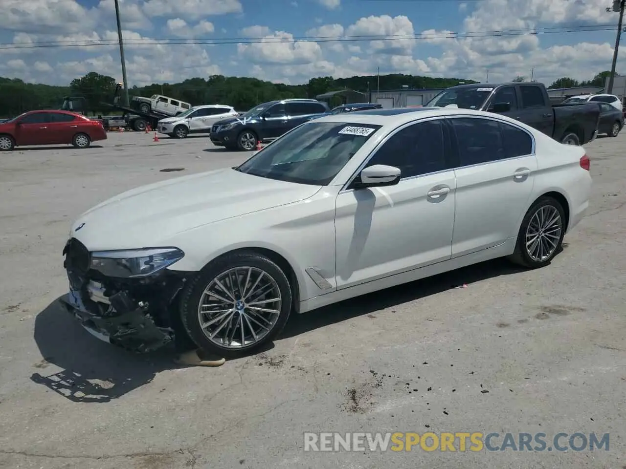 1 Photograph of a damaged car WBAJA5C59KWW41067 BMW 5 SERIES 2019