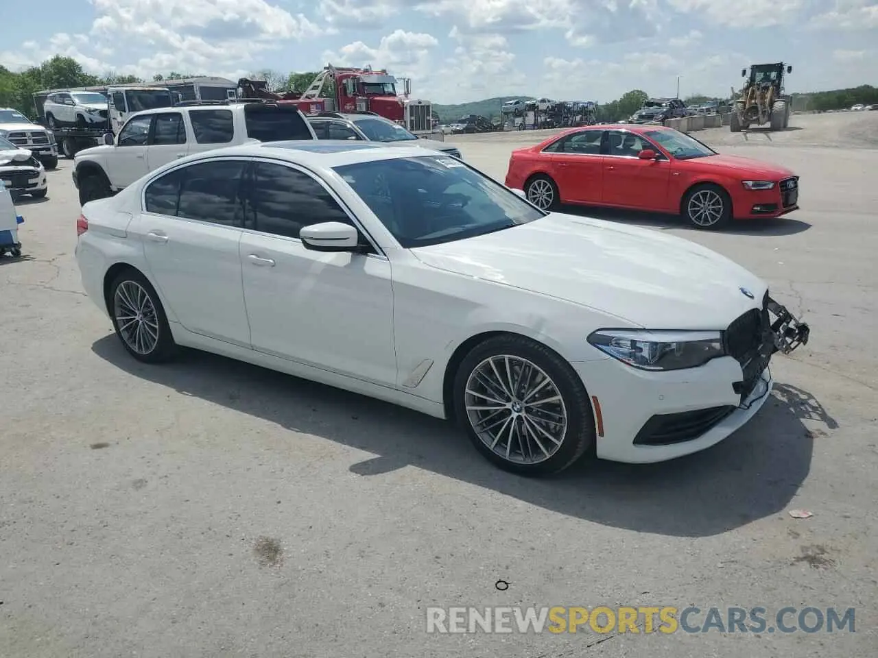 4 Photograph of a damaged car WBAJA5C59KWW41067 BMW 5 SERIES 2019