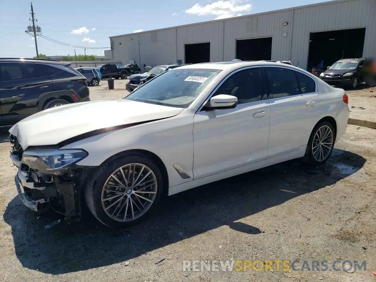 1 Photograph of a damaged car WBAJA5C5XKBX46918 BMW 5 SERIES 2019