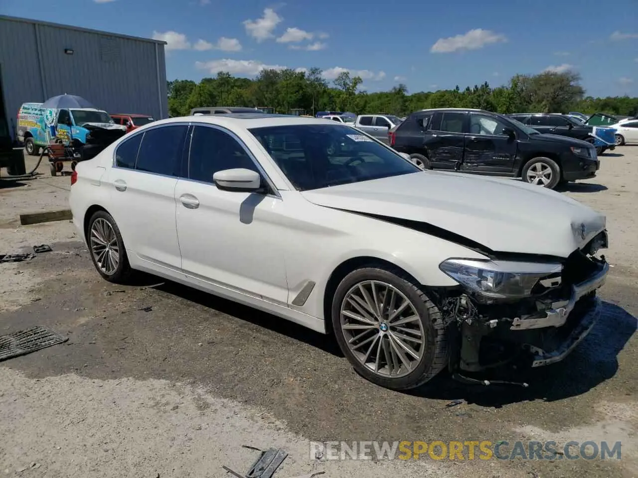 4 Photograph of a damaged car WBAJA5C5XKBX46918 BMW 5 SERIES 2019
