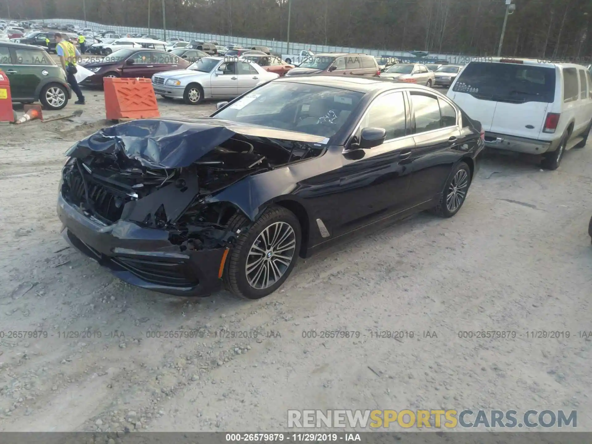 2 Photograph of a damaged car WBAJA5C5XKBX87419 BMW 5 SERIES 2019