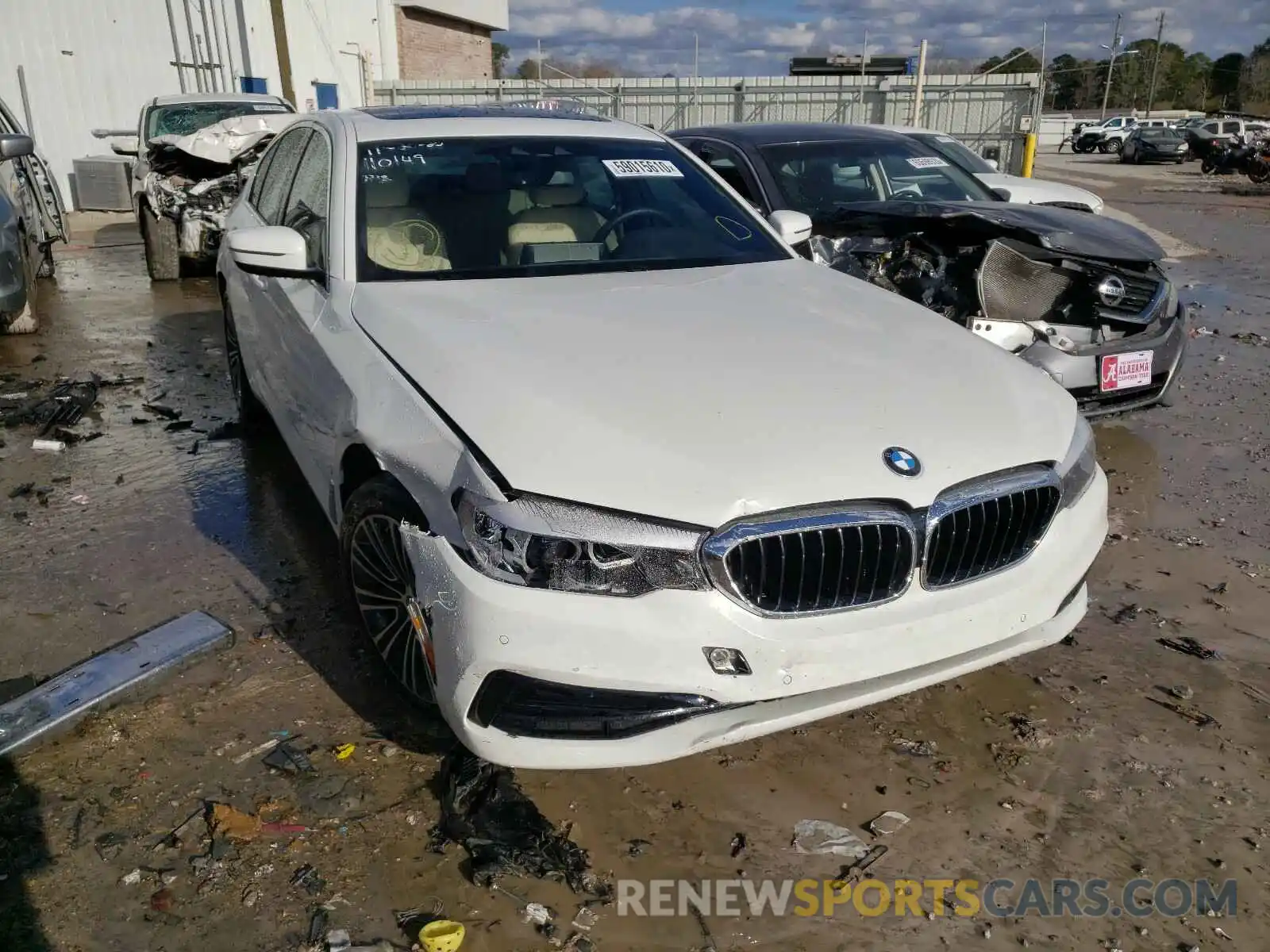 1 Photograph of a damaged car WBAJA5C5XKWW04125 BMW 5 SERIES 2019