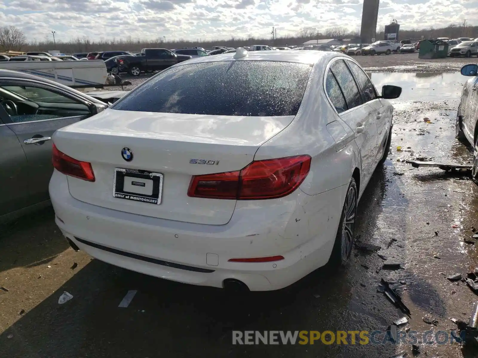 4 Photograph of a damaged car WBAJA5C5XKWW04125 BMW 5 SERIES 2019