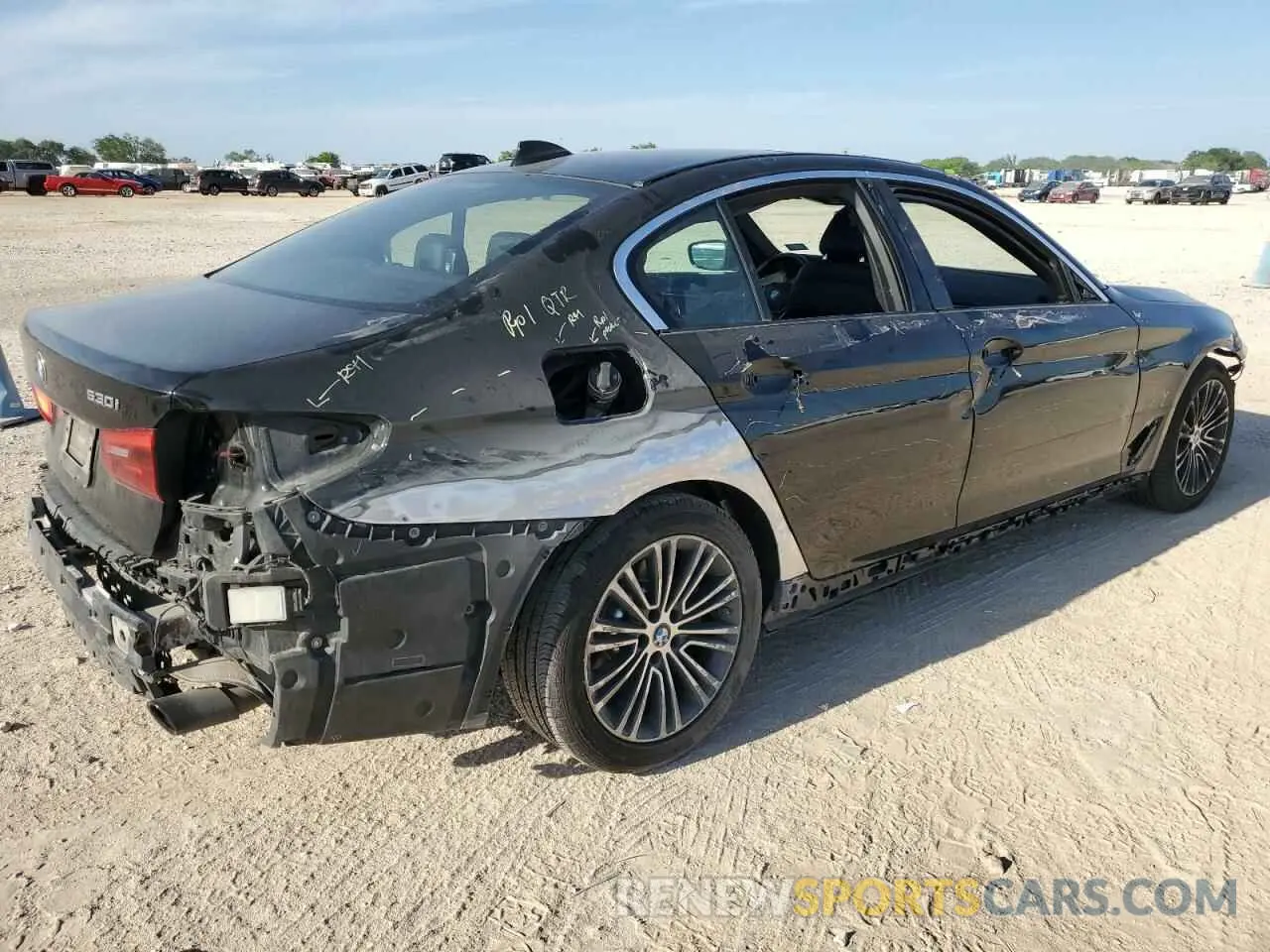 3 Photograph of a damaged car WBAJA5C5XKWW28800 BMW 5 SERIES 2019