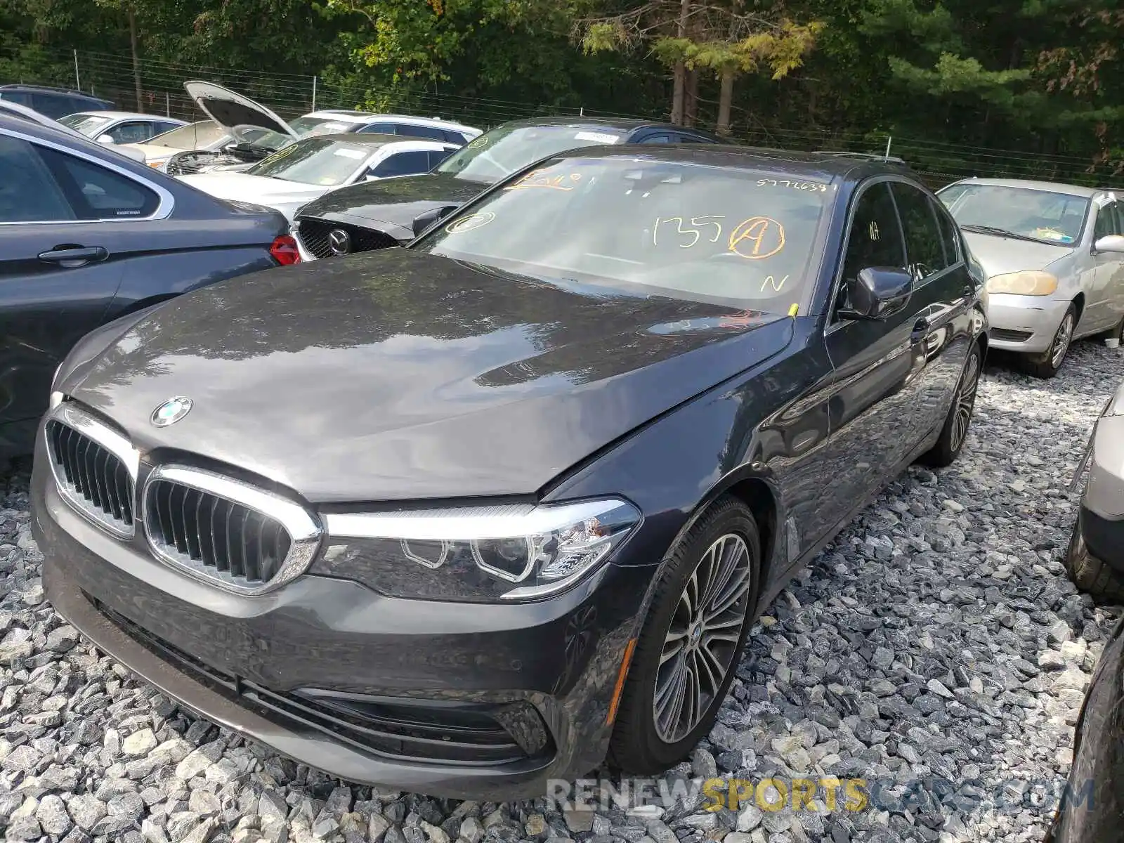 2 Photograph of a damaged car WBAJA7C50KWW17073 BMW 5 SERIES 2019