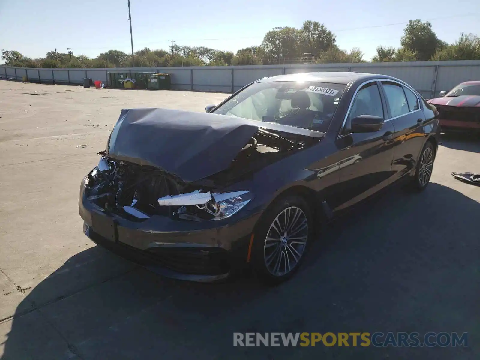 2 Photograph of a damaged car WBAJA7C50KWW17106 BMW 5 SERIES 2019