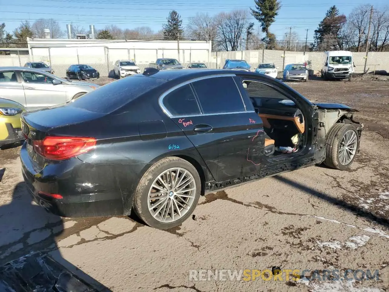 3 Photograph of a damaged car WBAJA7C53KG909696 BMW 5 SERIES 2019